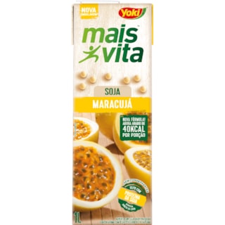 Suco à Base de Soja Yoki Mais Vita Maracujá 1L