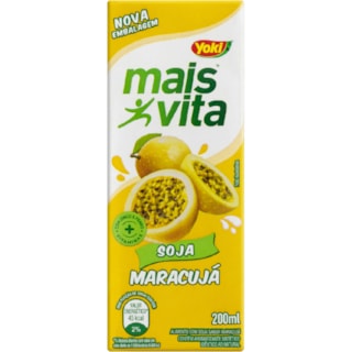 Suco à Base de Soja Yoki Mais Vita Maracujá 200ml