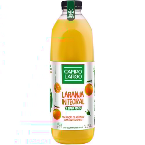 Suco Campo Largo Integral de Laranja 1,35l