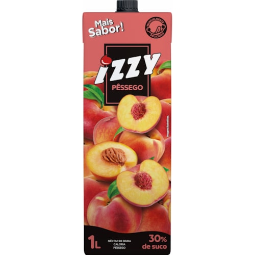 Suco de Pêssego Izzy Néctar TP 1l