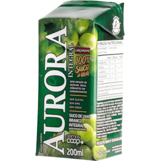 Suco de Uva Branco Aurora Integral 200ml