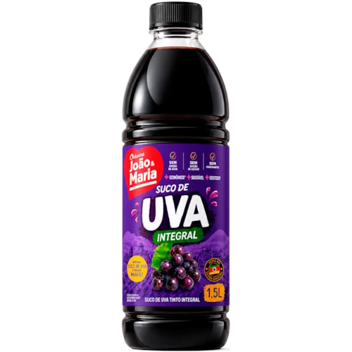 Suco de Uva Chácara João e Maria Integral 1,5L