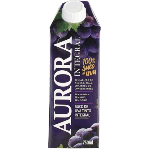 Suco de Uva Tinto Aurora Integral 750ml