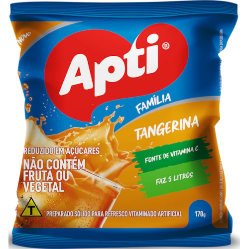 Suco em Pó Apti De Tangerina 170g