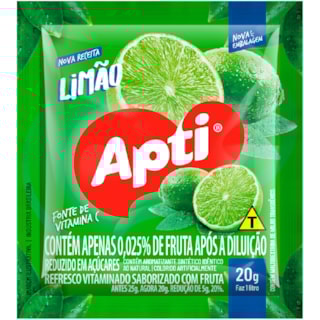 Suco em Pó Apti Limão 20g