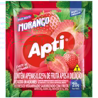 Suco em Pó Apti Morango 20g