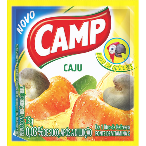 Suco em Pó Camp Caju 15g