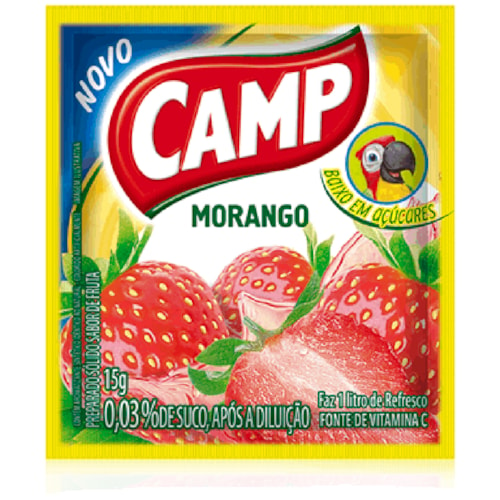 Suco em Pó Camp Morango 15g