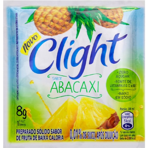 Suco em Pó Clight Zero Abacaxi 8g