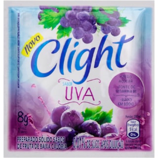 Suco em Pó Clight Zero Uva 8g