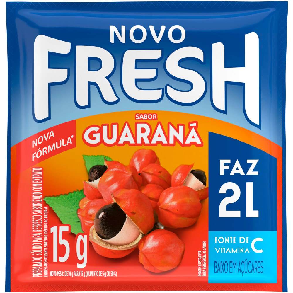 Suco em Pó Fresh Guaraná 15g - Destro