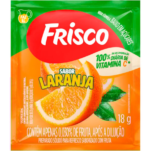 Suco em Pó Frisco Laranja 18g