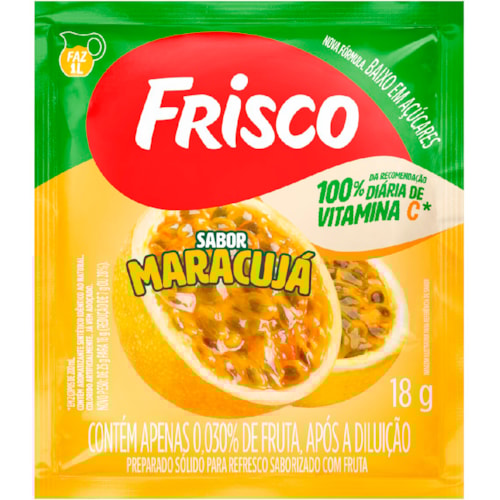 Suco em Pó Frisco Maracujá 18g