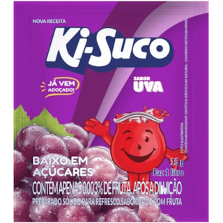 Suco em Pó Ki-Suco Sabor Uva 15g