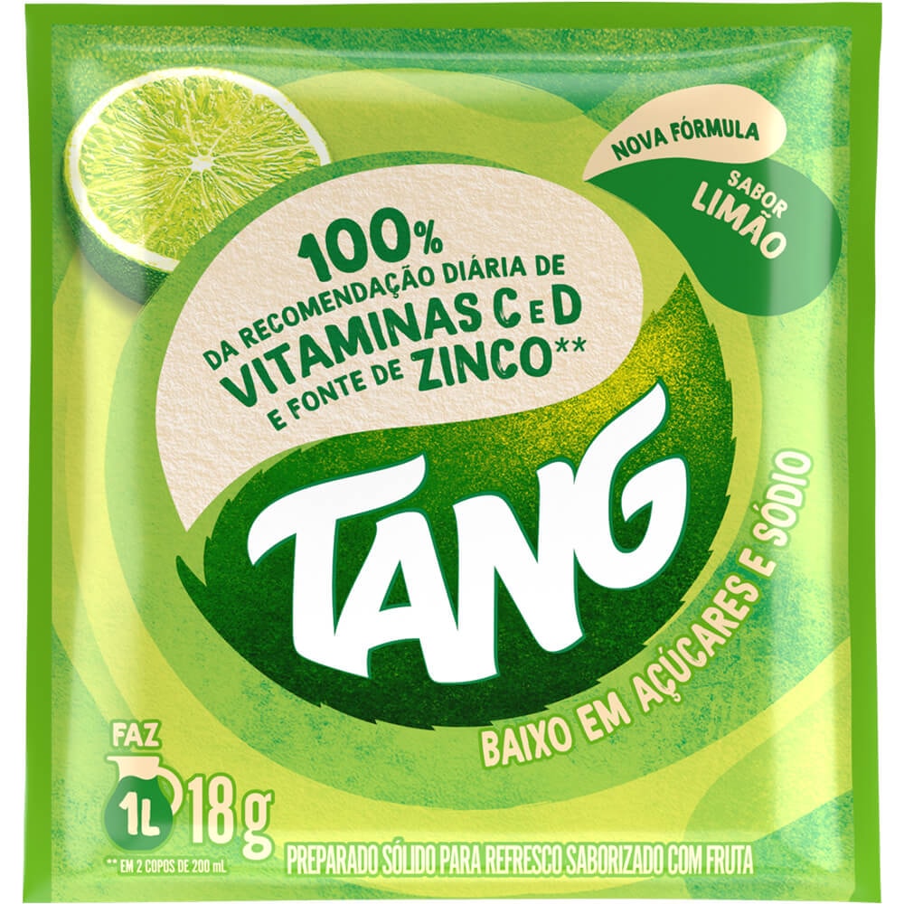 Suco Em Pó Tang Sabor Limão 18g - Destro