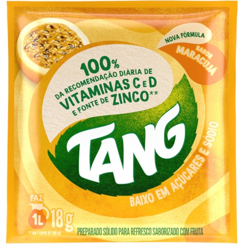 Suco Em Pó Tang Sabor Maracujá 18g