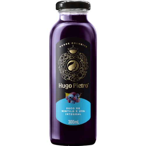 Suco Integral Hugo Pietro Mirtilo e Uva 300ml