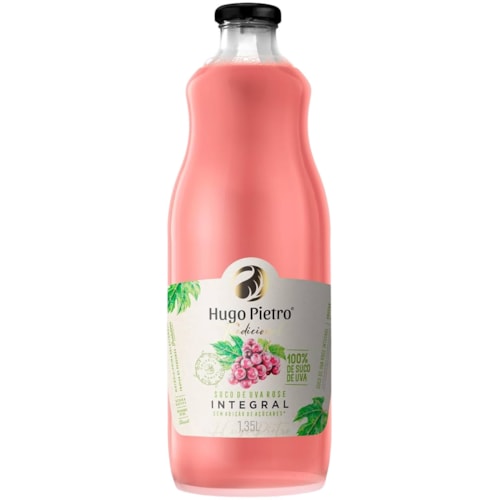 Suco Integral Hugo Pietro Sabor Uva Rosé 1,35L
