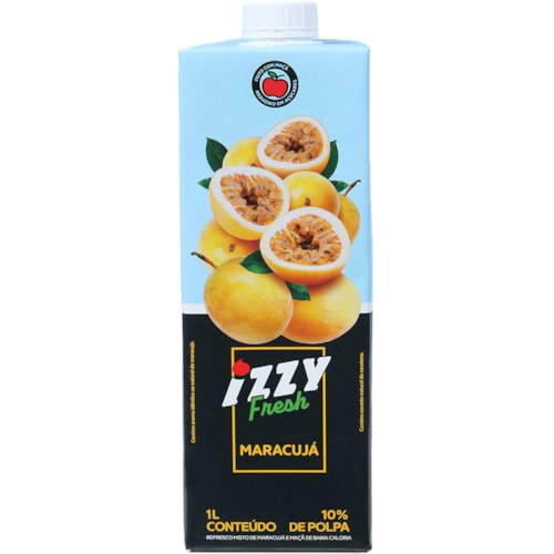 Suco Izzy Sabor Maracujá e Maçã 1L
