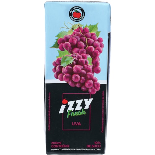 Suco Izzy Sabor Uva e Maçã 200ml