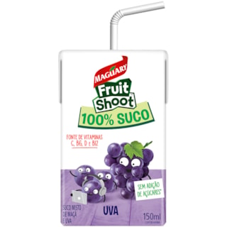 Suco Maguary Fruit Shoot 100% Suco Sabor Uva 150ml