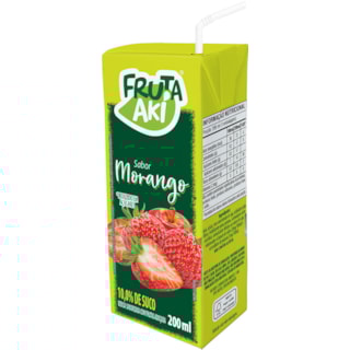 Suco Néctar Fruta Aki Morango 200ml