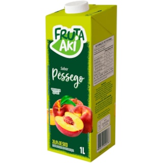 Suco Néctar Fruta Aki Pêssego 1L