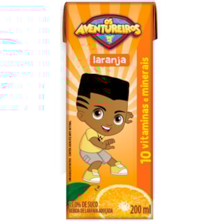 Suco Os Aventureiros Laranja 200ml