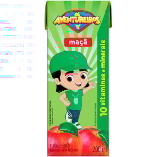 Suco Os Aventureiros Maçã 200ml