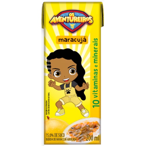 Suco Os Aventureiros Maracujá 200ml