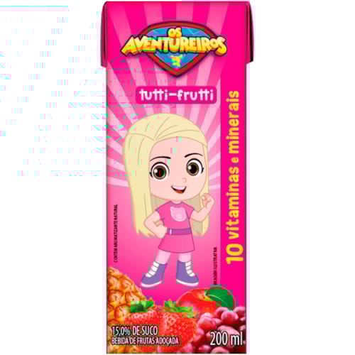 Suco Os Aventureiros Tutti Frutti 200ml