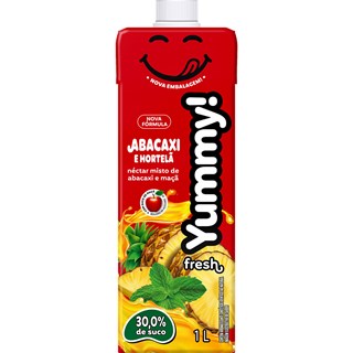 Suco Yummy Néctar Sabor Abacaxi 1L