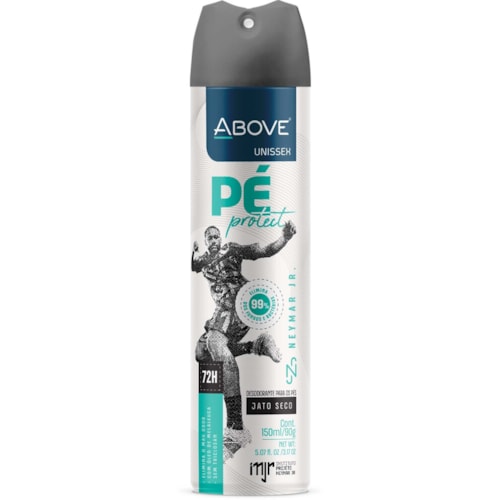 Talco Para Pés Above Unissex Aerossol Neymar Jr 150ml