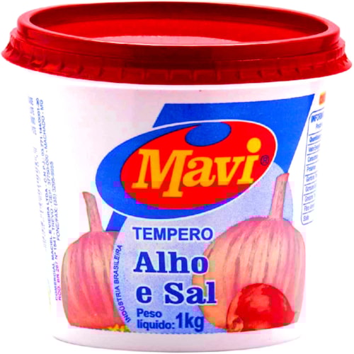 Tempero Alho e Sal Mavi 1kg