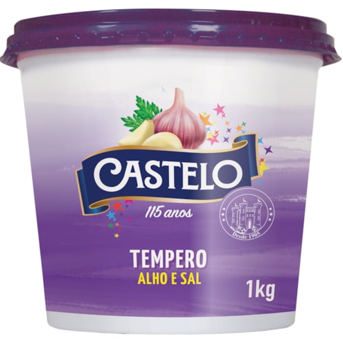 Tempero Completo Castelo Alho e Sal 1kg
