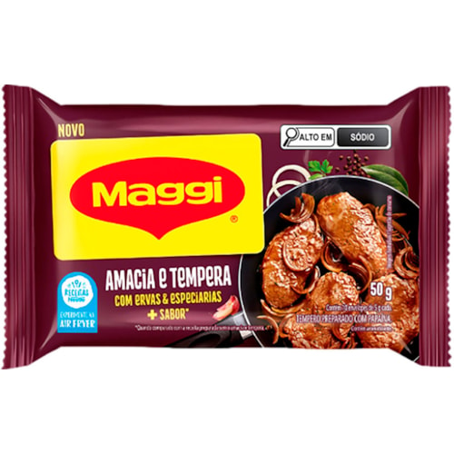 Tempero Maggi Amacia e Tempera Ervas Especiarias 50g