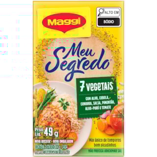 Tempero Maggi Meu Segredo 7 Vegetais 49g