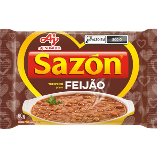 Tempero Sazon Marrom para Feijão 60g