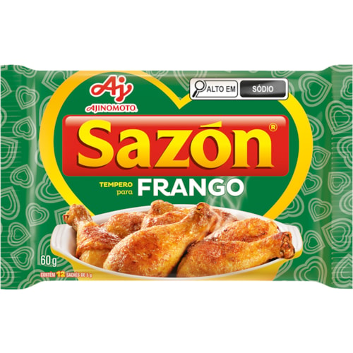 Tempero Sazon Verde para Aves 60g