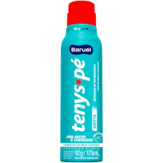 Tenys Pé Baruel Menta Fresh Jato Seco Aerossol 92g