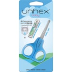 Tesoura Cortador Unhas Unhex Baby, Azul