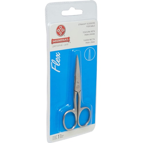Tesoura de Unha Mundial Flex Reta BC322