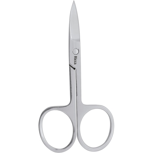 Tesoura Ricca Aço Inox Reta Preta 1675