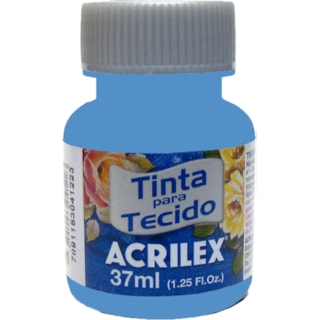 Tinta Acrilex de Tecido Azul Celeste 37ml