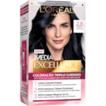 Tinta de Cabelo Imédia Excellence Preto Extra Profundo 2.8
