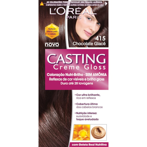 Tinta de Cabelos Casting Creme Gloss Chocolate Glace 415