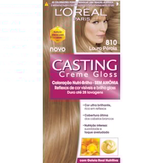 Tinta de Cabelos Casting Creme Gloss Louro Champagne 810