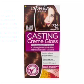 Tinta de Cabelos Casting Creme Gloss Mel Dourado 734