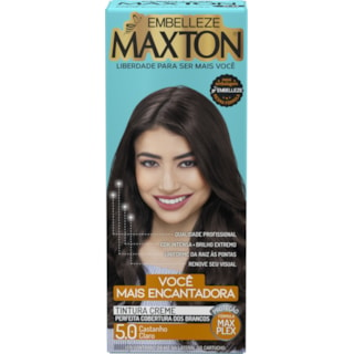 Tinta de Cabelos Maxton Castanho Claro 5.0