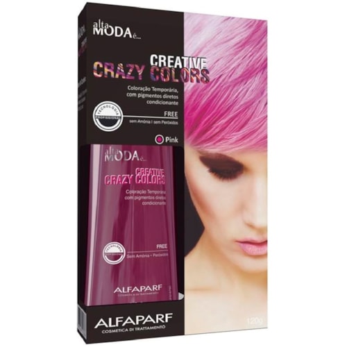 Tintura Alta Moda Crazy Color Hot Pink 120g